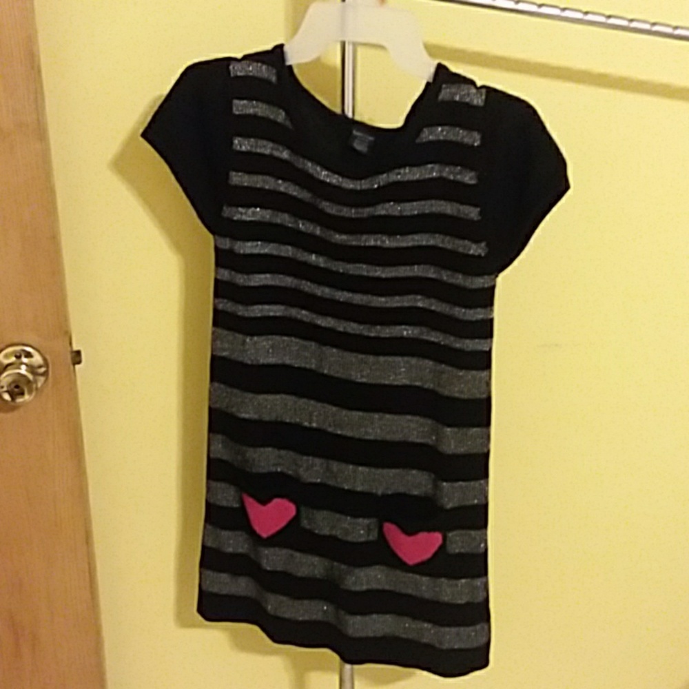 Sweater dress w/scarf